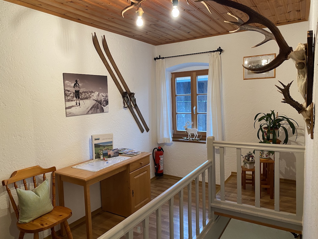 Eingangsbereich Ferienwohnung Jagdhäusl