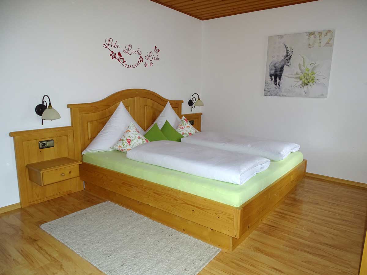 Ferienwohnung Jagdhäusl Schlafzimmer